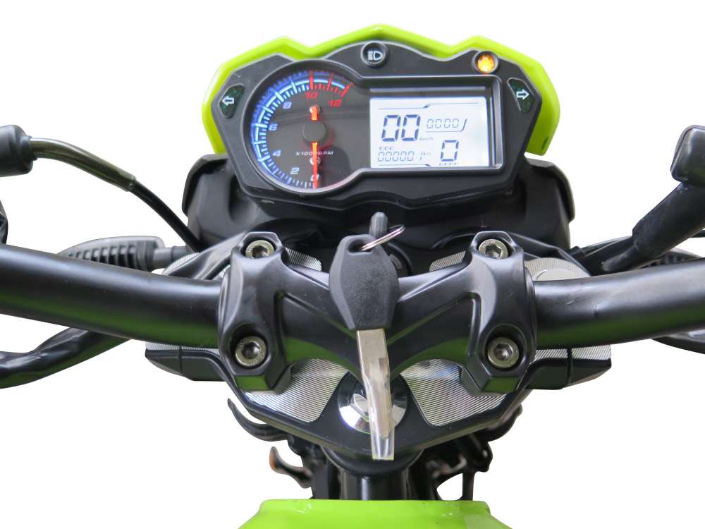 Motorrad Fighter 50 FR-S rot 45 km/h Euro 5 Schaltmoped Mokick 50ccm 4 Takt Kleinkraftrad Krad