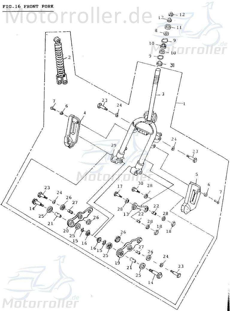 Adly AT 50 PT Dichtung Abdichtung 50ccm 2Takt 51305-101-000 Motorroller.de SEAL Gasket Minarelli liegend Scooter Ersatzteil Service Inpektion