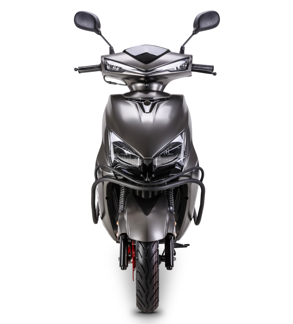 Motorroller GMX 460 Sport C-RZ silber 45 km/h Euro 5 Scooter Mokick Roller