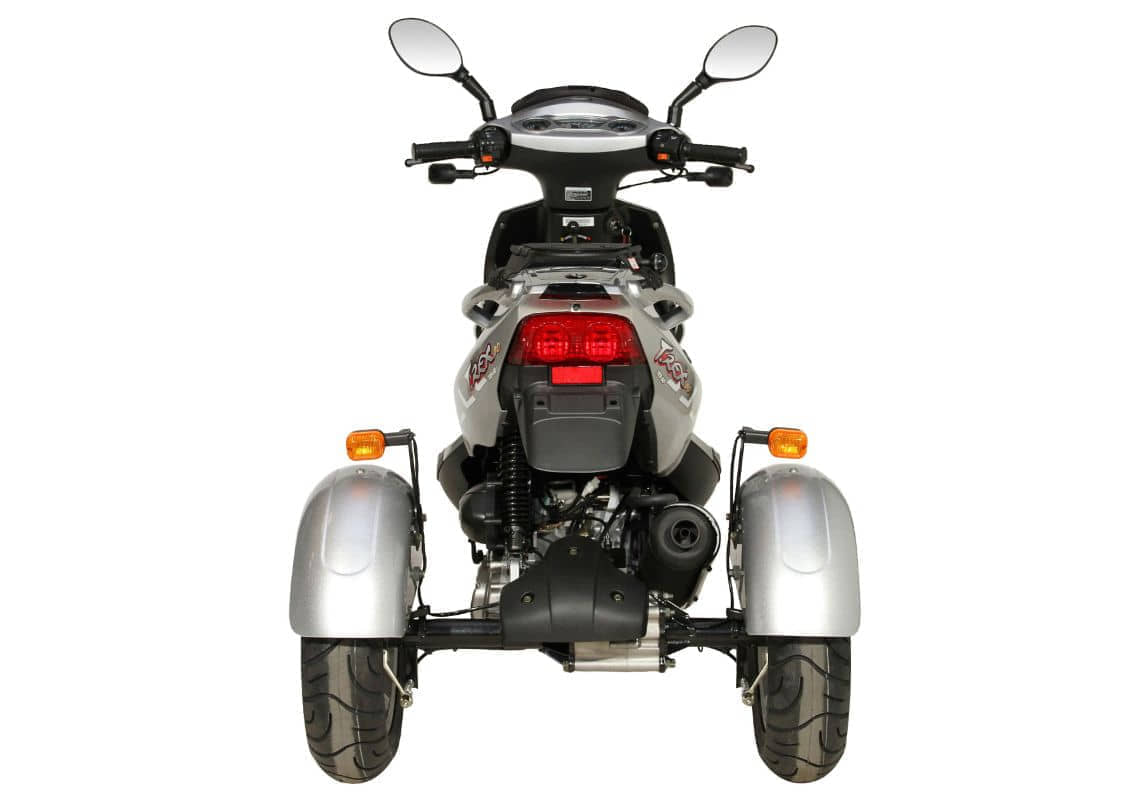 PGO TR3 45 km/h silber Dreiradroller Gebraucht Trike Dreiradscooter 3-Rad