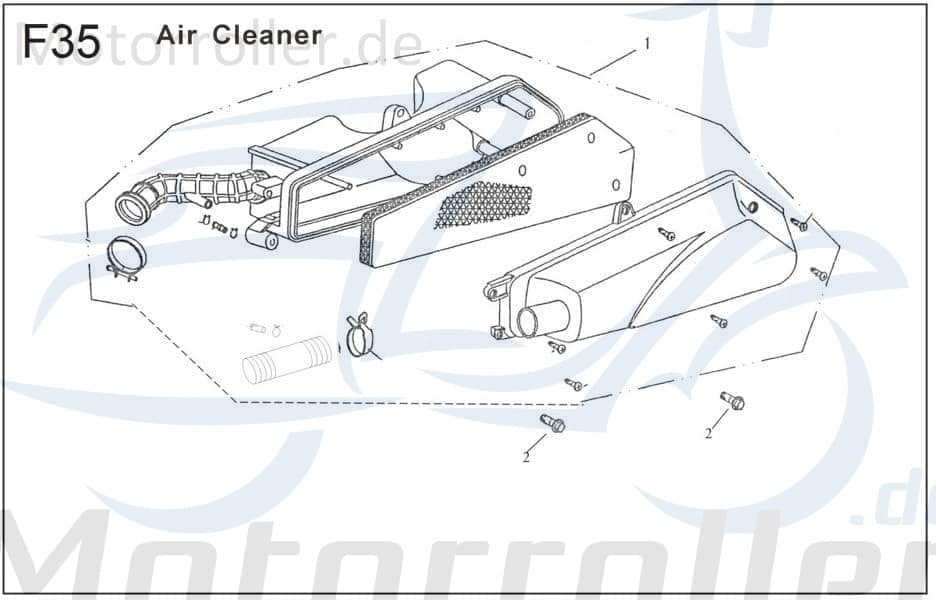 Luftfilter komplett BAO-172100-139QMA-0200