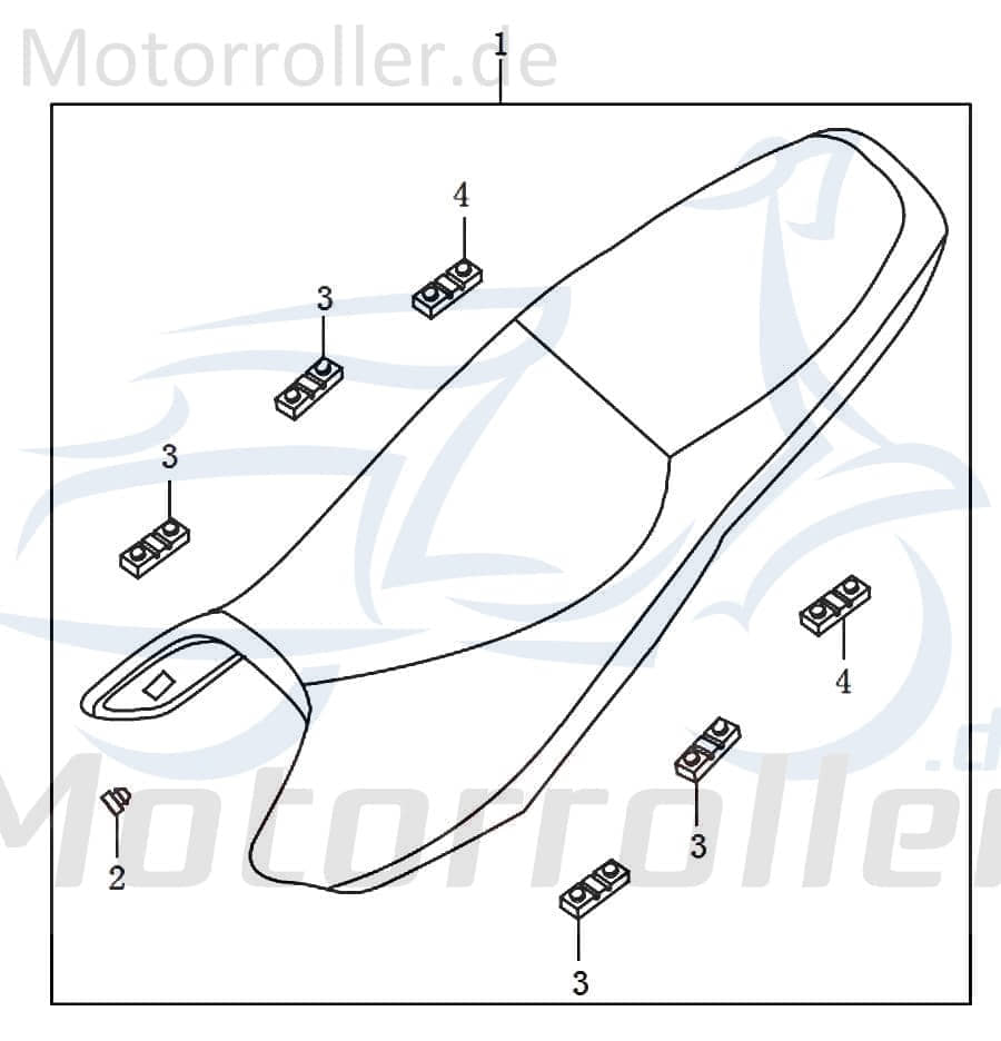 Kreidler STREET 125 DD Anschlaggummi 125ccm 4Takt 91403 Motorroller.de Gummipuffer Dämpfer Anschlagpuffer Gummi-Puffer Stopper Gummidämpfer Scooter