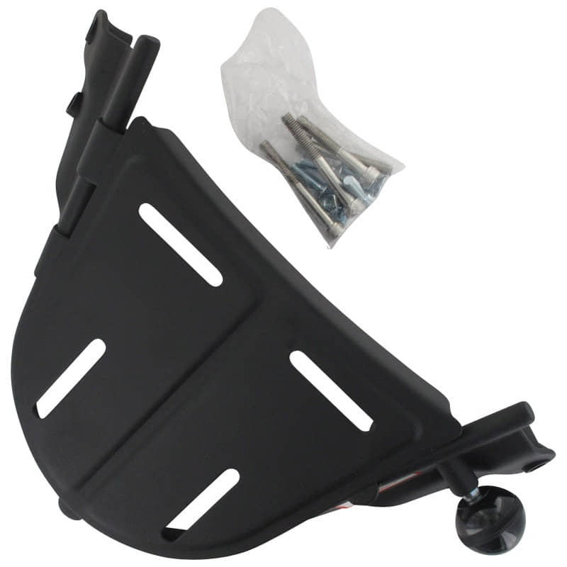 PGO TR3 50 Mofa Gepäckträger T-REX Stahl klappbar schwarz 50ccm 2Takt TCAJ260 Motorroller.de Topcase-Halterung Kofferträger Gepäck-Träger T-Rex 50