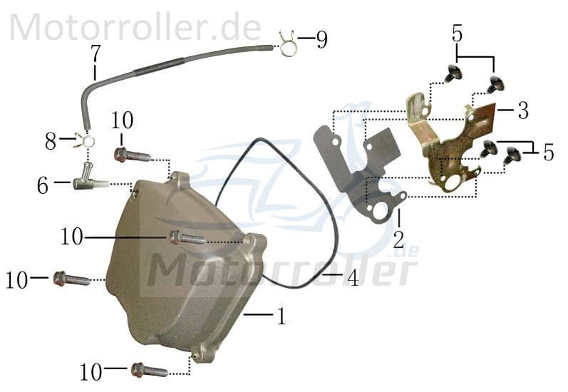 Dichtung Ventildeckel 4Takt 125/180ccm YYGY125204