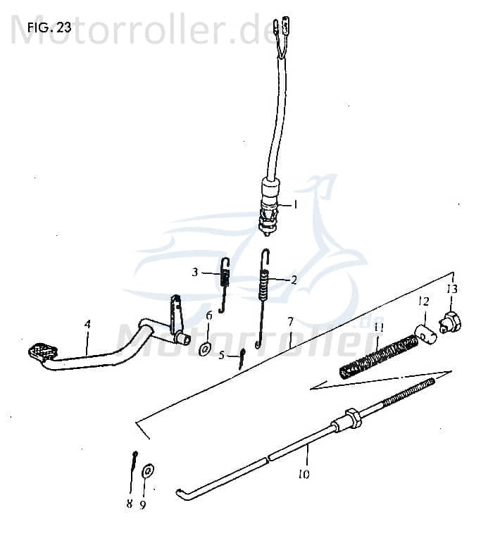 Feder Fussbremse 43322-A0300 von Jincheng