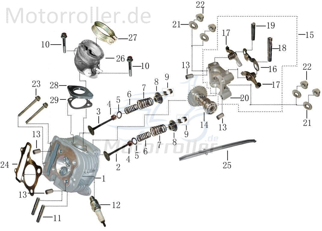 Unterlegscheibe 8x19x2 U-Scheibe AEO-94101-0818023-00U