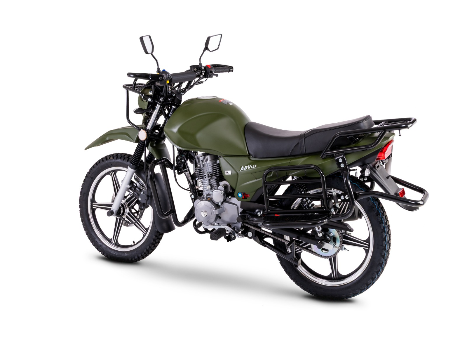 Motorrad Fighter 125 ADV-RS grün Euro 5+ Schaltmoped 125ccm 4 Takt Leichtkraftrad