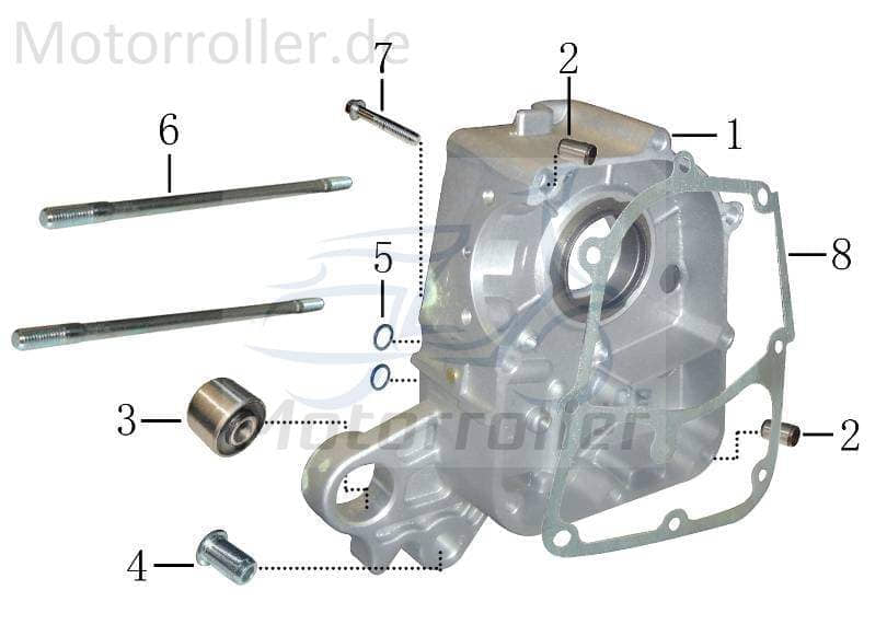 Dichtung Kurbelgehäuse mitte 4Takt 50ccm 261960194288