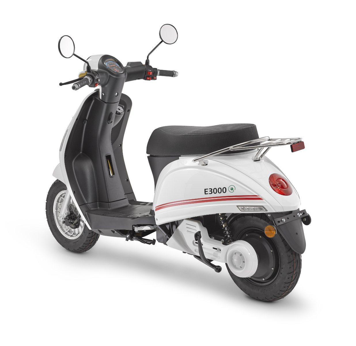 Elektroroller E3000 45 km/h Elektro Scooter weiß  günstig kaufen E-Roller E-Scooter Mokick Motorroller