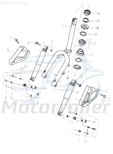 Eppella Eppelino 50 Bundschraube 50ccm 2Takt GB6187-8- Motorroller.de M8x40mm verzinkt Maschinenschraube Flanschschraube Flansch-Schraube Scooter