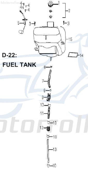 Aeon Cobra 320 Tankdeckel Quad 320ccm 4Takt K17620-158-000 Motorroller.de Schraubdeckel Tankverschluss Tank-Verschluss Schraub-Deckel Verschlussdeckel