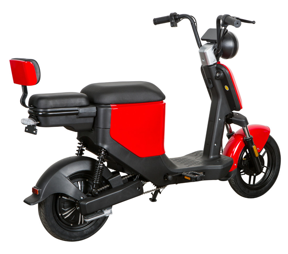 Elektroroller Scoody 25 E-Go ZT-05A rot 350W 25 km/h E-Scooter E-Roller Mofa