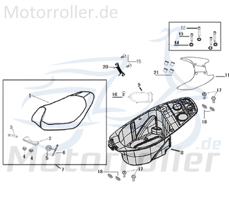 Abdeckkappe Gepäckträgerschrauben 741519