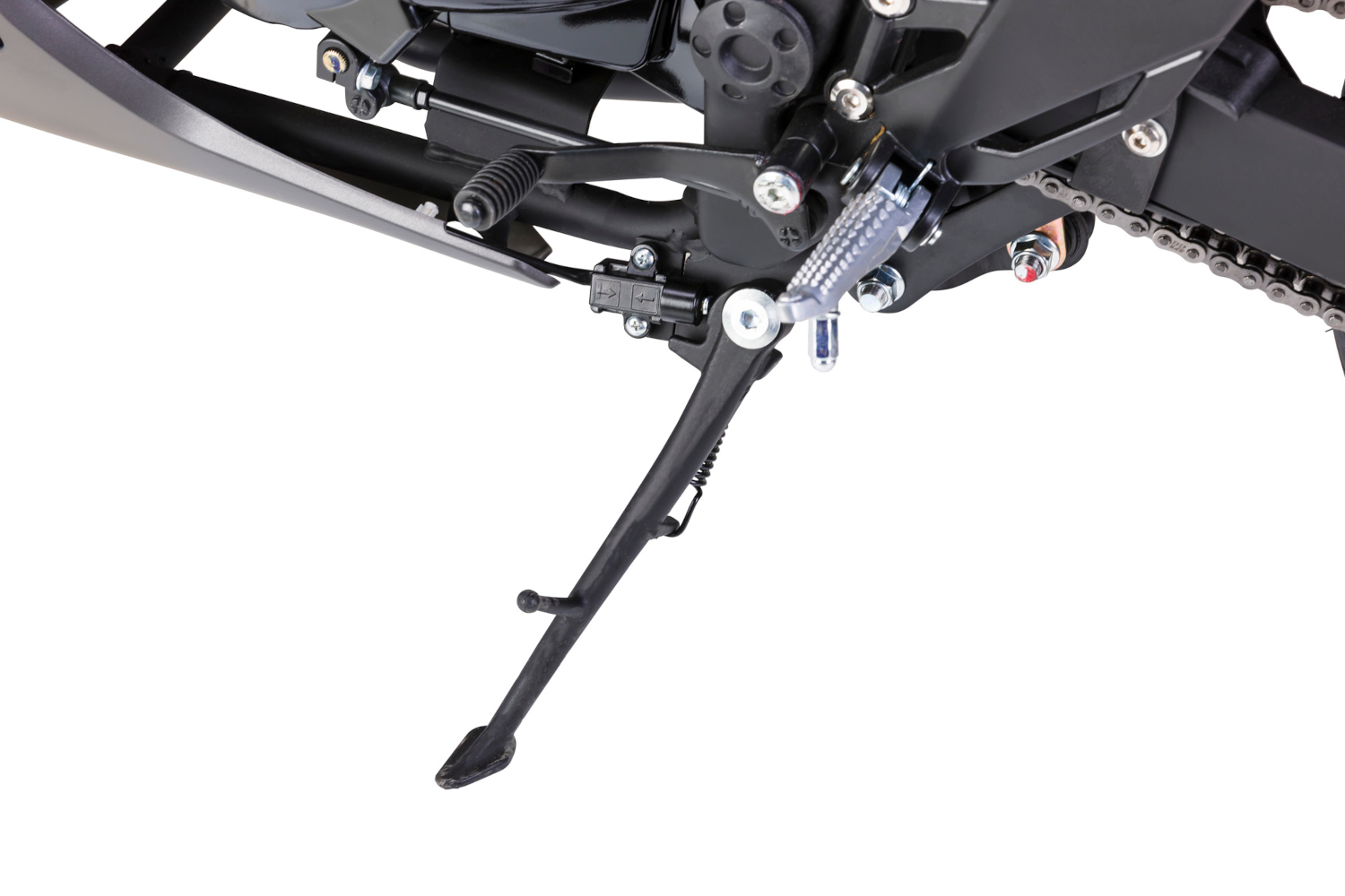 Motorrad Fighter 50 AF-RS weiß-blau 45 km/h Euro 5 Schaltmoped Mokick Kleinkraftrad