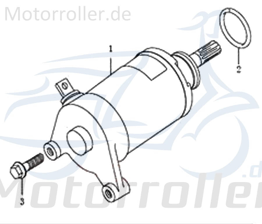 Anlassermotor komplett Anlasser-Motor 89329