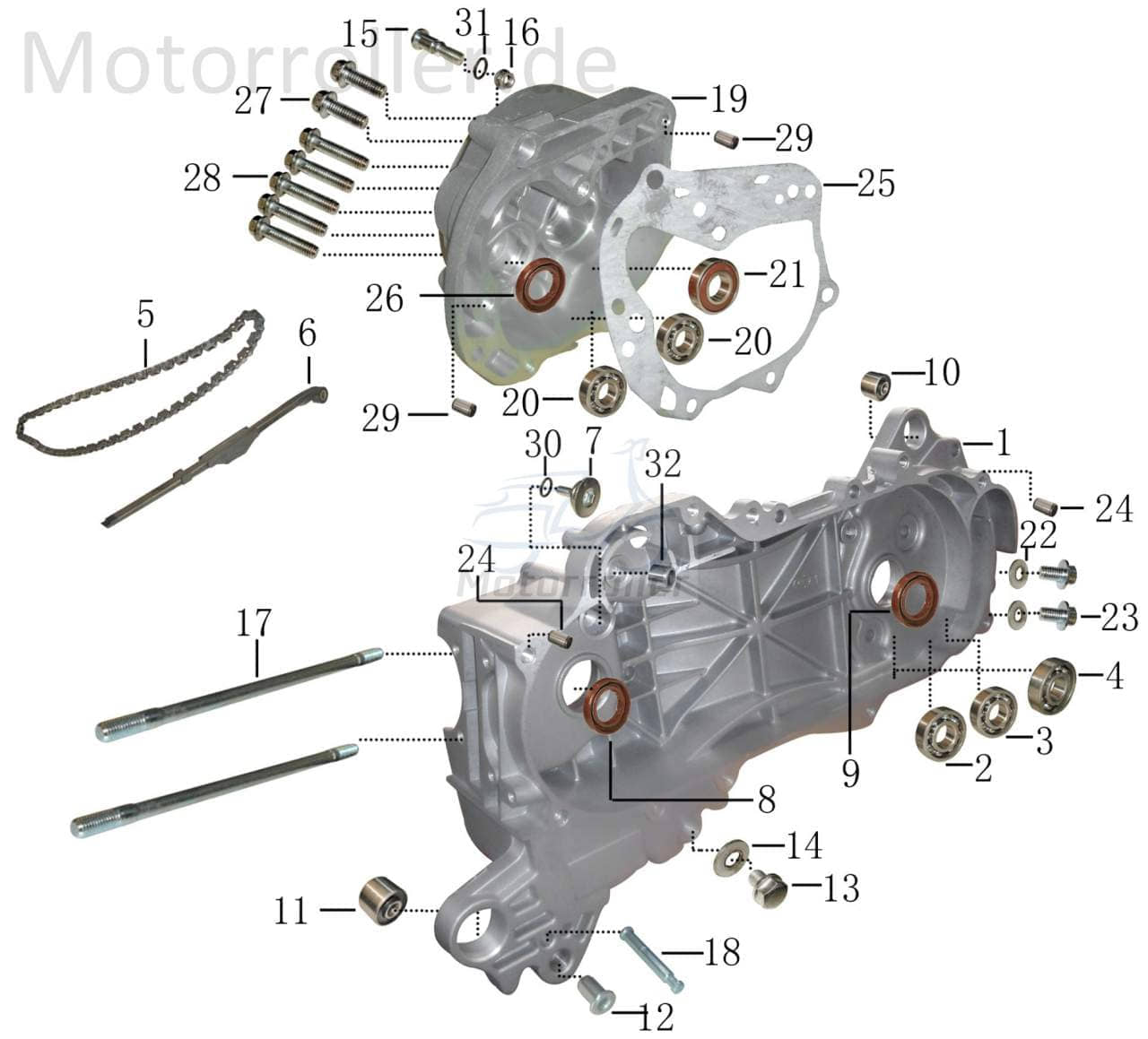 AGM Fighter 125 One Ölablassschraube 125ccm 4Takt GB-T5789-M12X16 Motorroller.de M12x1.5x16mm verzinkt Ölschraube Öl-Schraube 152QMI Scooter Service