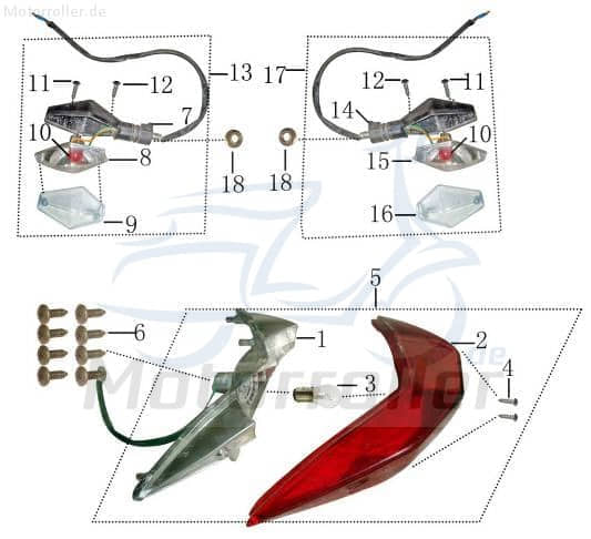 Birne 12V 10W orange Blinker Sockel BA15S 2010416-1