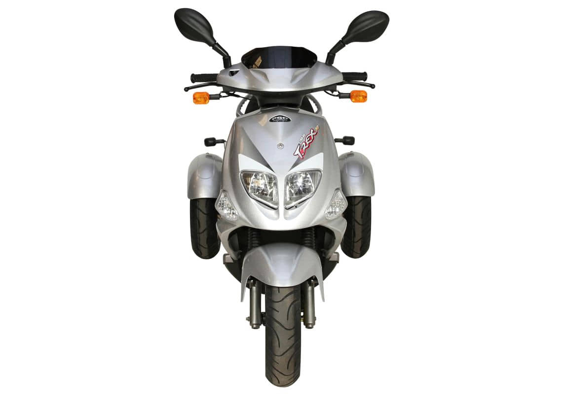 PGO TR3 25 km/h silber Dreiradroller Gebraucht Trike Dreiradscooter 3-Rad