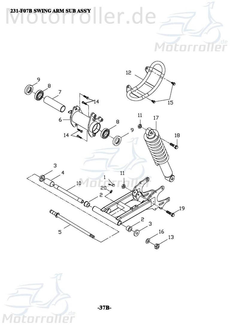 Adly Dichtung Motoraufnahme Minarelli liegend ATV 50ccm 2Takt Motorroller.de Abdichtung Motoraufnahmedichtung 320ccm-4Takt Quad ATV 400 UTV Ersatzteil