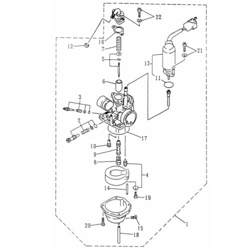 Schwimmerkammerdichtung gummi Mikuni 50ccm 2Takt 71218 Motorroller.de Vergaserdichtung Schwimmerdichtung Kreidler Hiker Galactica Jigger Flory