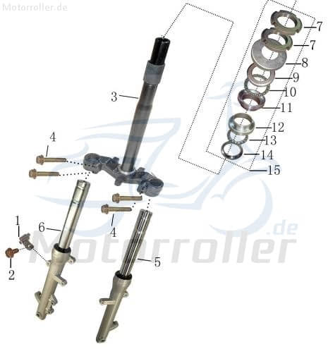 ABS-Ventil für Bremszange 2Takt 50ccm 701471 1090105