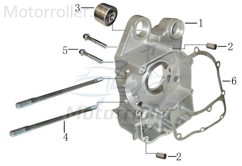Dichtung Motorgehäuse Mitte 4Takt GY6 Deckel GY16360