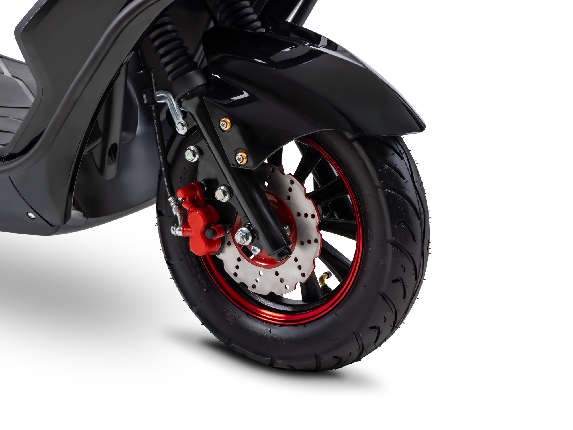 Motorroller GMX 460 Sport C-RZ schwarz 45 km/h Euro 5 Scooter Mokick Roller