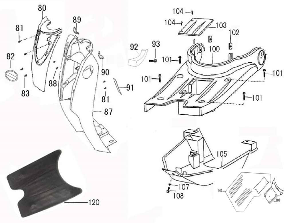 AGM GMX 460 Retro Classic Frontverkleidung 50ccm 4Takt 64301-XGW-9000-BM Motorroller.de braun matt Frontschürze Frontmaske Front-Cover Front-Schürze