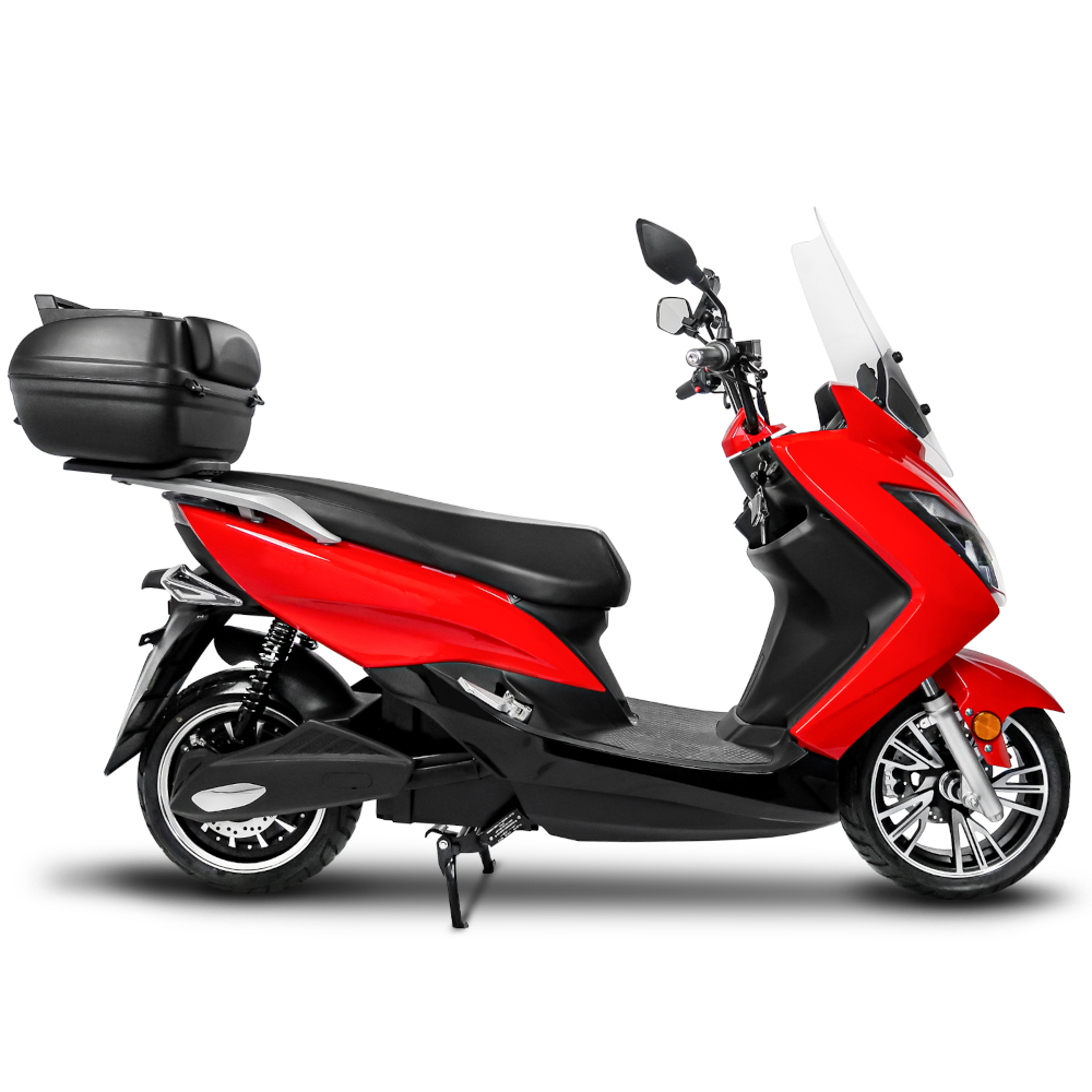 Elektroroller Scoody MX2-45 45 km/h E-Scooter E-Roller Lithium-Akku 3000 Watt mit Topcase und Straßenzulassung