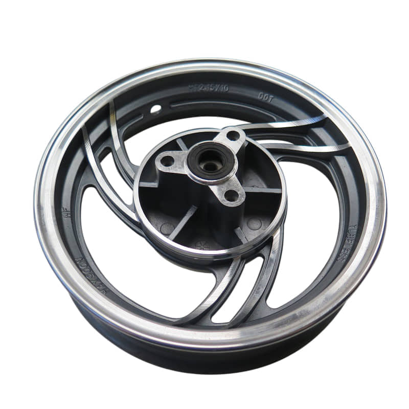 Felge 2.15-10 vorne grau-poliert Jonway 1040401-3-G Alufelge Vorderradfelge Rad vorn Scheibenbremse