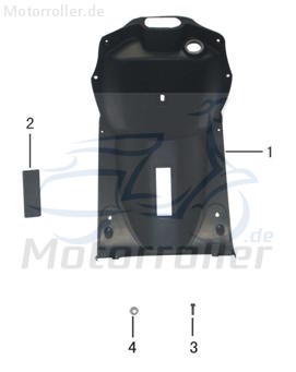 Guewer Scoody 20 Klappe Wartungsklappe 50ccm elektro ZW-I-02 Motorroller.de Zugangsklappe Schutzklappe Wartungsdeckel Bodendeckel Serviceabdeckung