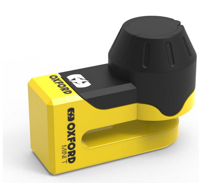 Bremsscheibenschloss Oxford Mini T Verriegelung Verschluss Bremsscheibe Scheibenbremse