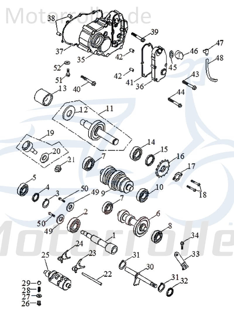 Dichtung Getriebedeckel (klein) A11430-E10-000