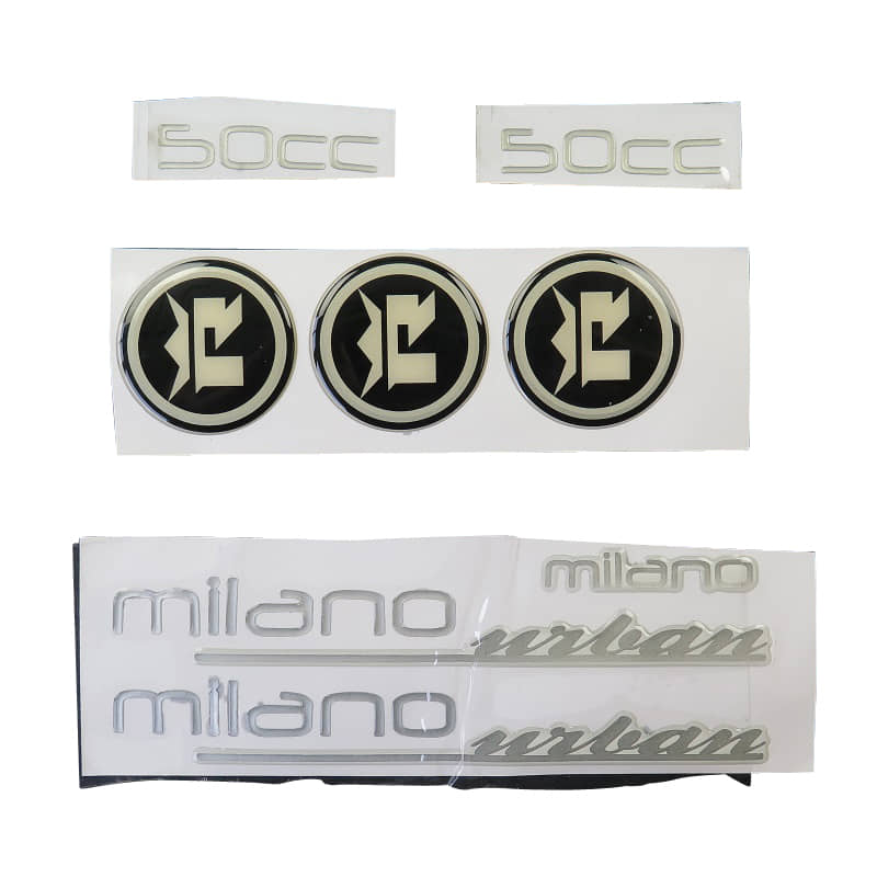 Rex Milano 50 Dekorsatz Aufkleber Sticker 50ccm 4Takt 706671 Motorroller.de Aufkleber-Set Deko-Set Aufklebersatz Dekoraufkleber Kit Scooter Jonway
