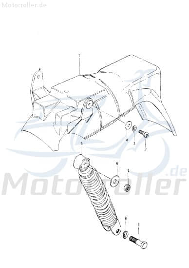 Eppella Eppelino 50 Unterlegscheibe 50ccm 2Takt FIG.-06-NO.-10 Motorroller.de 6mm Distanzhalter U-Scheibe Washer Beilagscheibe Ausgleichsscheibe