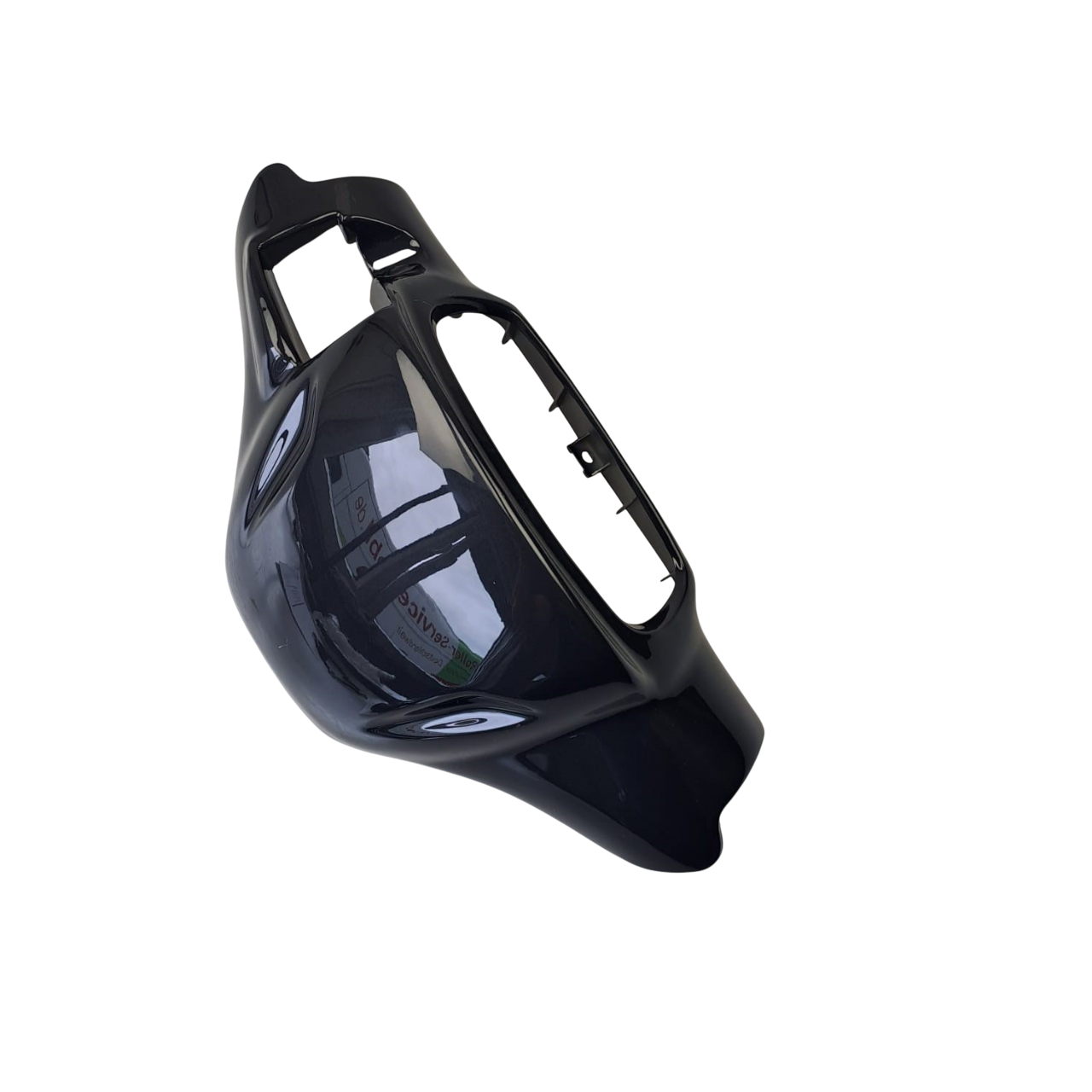 PGO Big Max 50 Lenkerverkleidung oben silber-schwarz Roller 50ccm 2Takt P1613001630 Motorroller.de Frontverkleidung Frontschürze Frontmaske Scooter