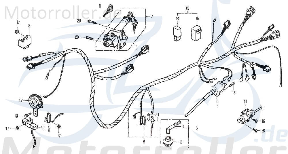 Starterrelais SJ DAE-38501-CB3-7000