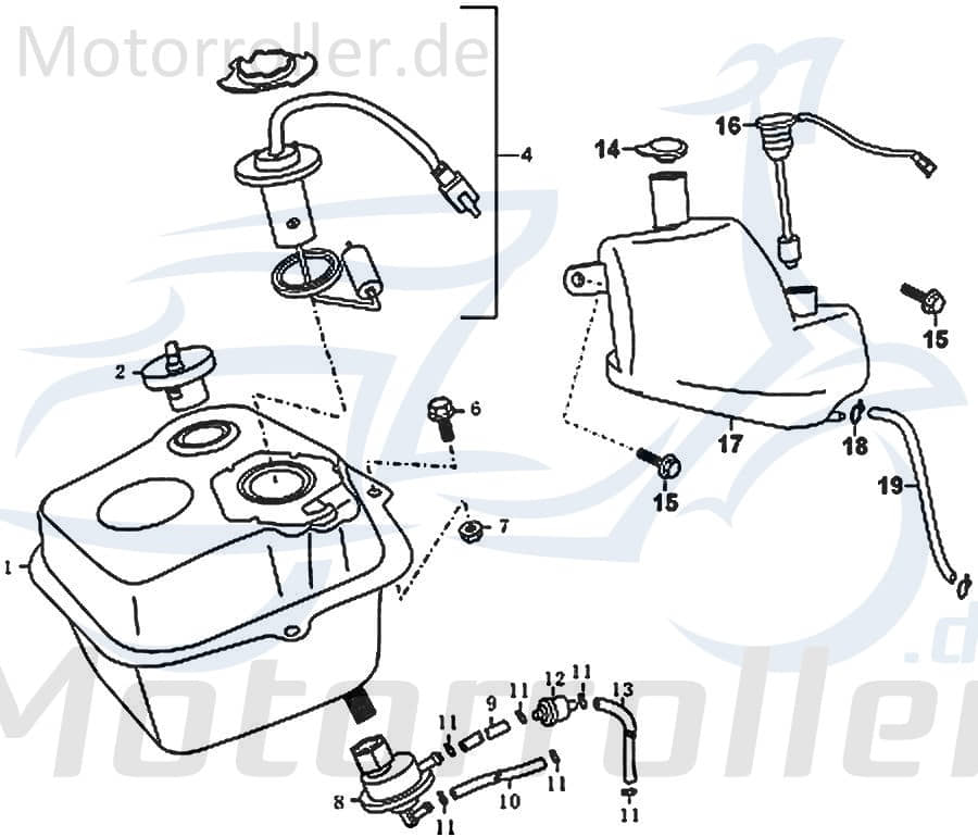 Ölschlauch 50ccm 2Takt Kreidler Florett 125E Ölrohr FIG33-5 Motorroller.de Ölleitung Öl-Schlauch Öl-leitung Ausgangsschlauch Eingangschlauch Motorrad