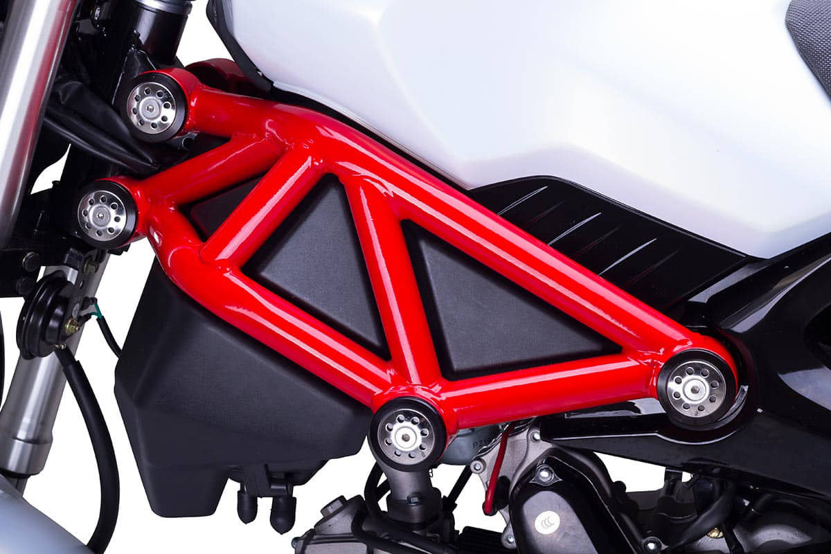 Motorrad Fighter 50 P-RS schwarz 25 km/h Euro 5 Schaltmoped Mokick Kleinkraftrad