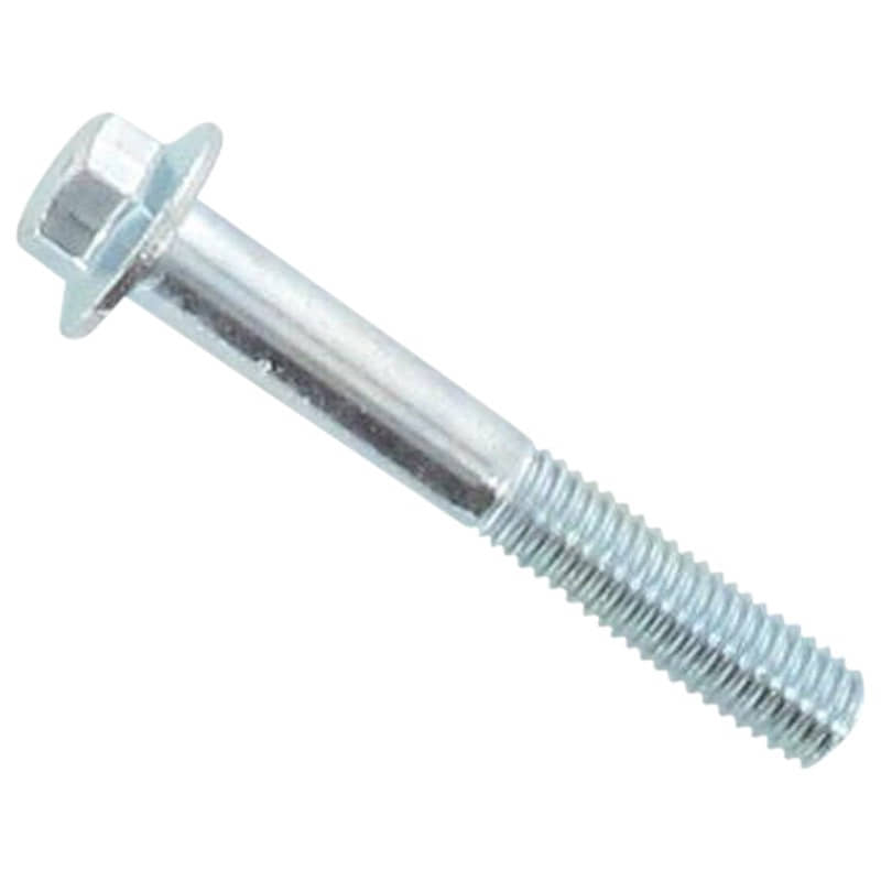 Schraube M6x85mm mit Bund weiß verzinkt 703960
