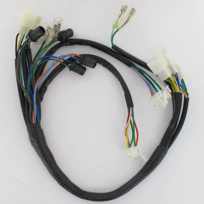 Rex QM50QT-6A Kabelsatz Tacho 50ccm 4Takt Roller Motorroller.de Kabelbaum Stromverteiler 139QMB JSD50QT-13 50cc 4T 139QMA Kabelbaumverteiler