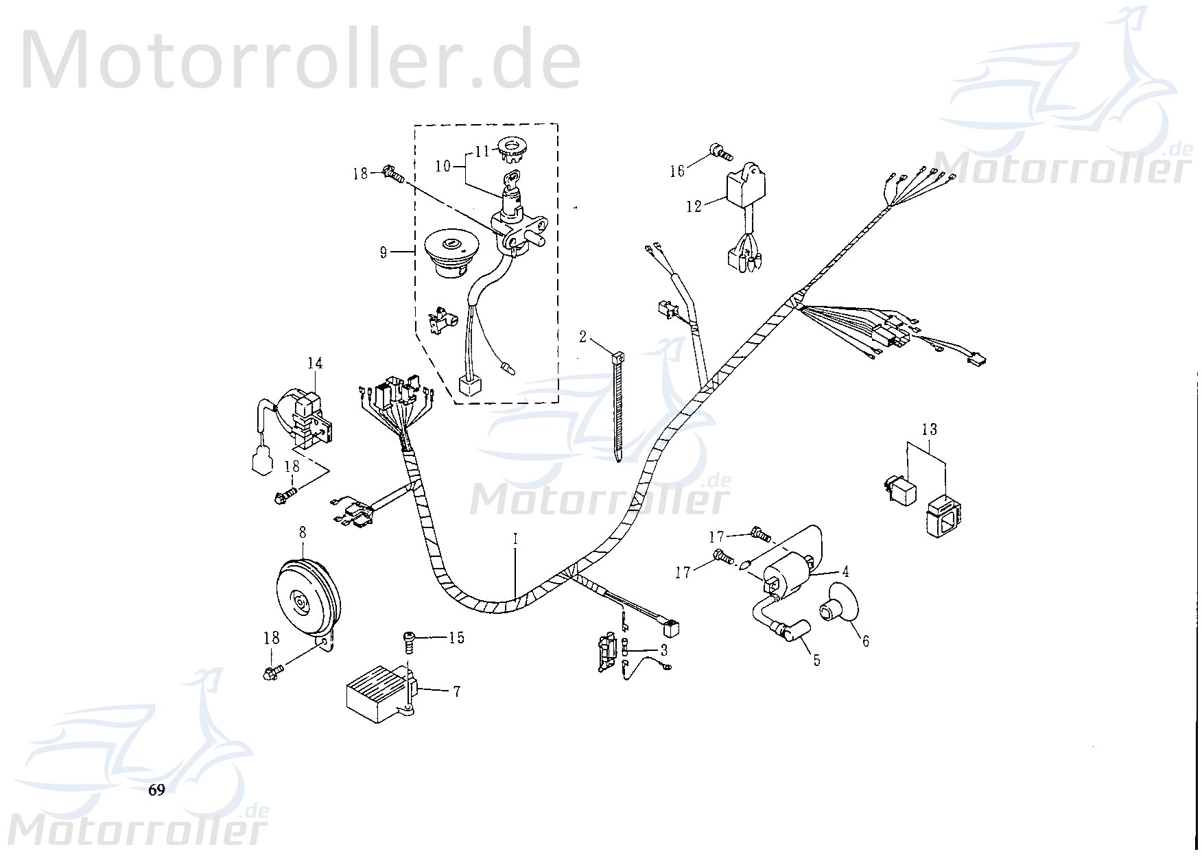 Hauptsicherung 7A 61151-NAF-00