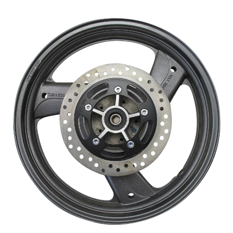 Hinterradfelge 3.5x17 mit Bremsscheibe und Kettenrad 91468-KPL