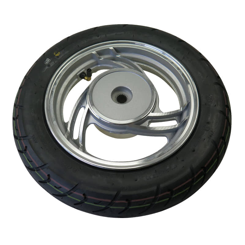 Rex RS Classic 50 Hinterrad komplett 2.15x10 3.00-10 42J 706521 Motorroller.de Hinterrad-Felge Hinterradfelge hinten Hinter-Rad Heck-Rad Scooter