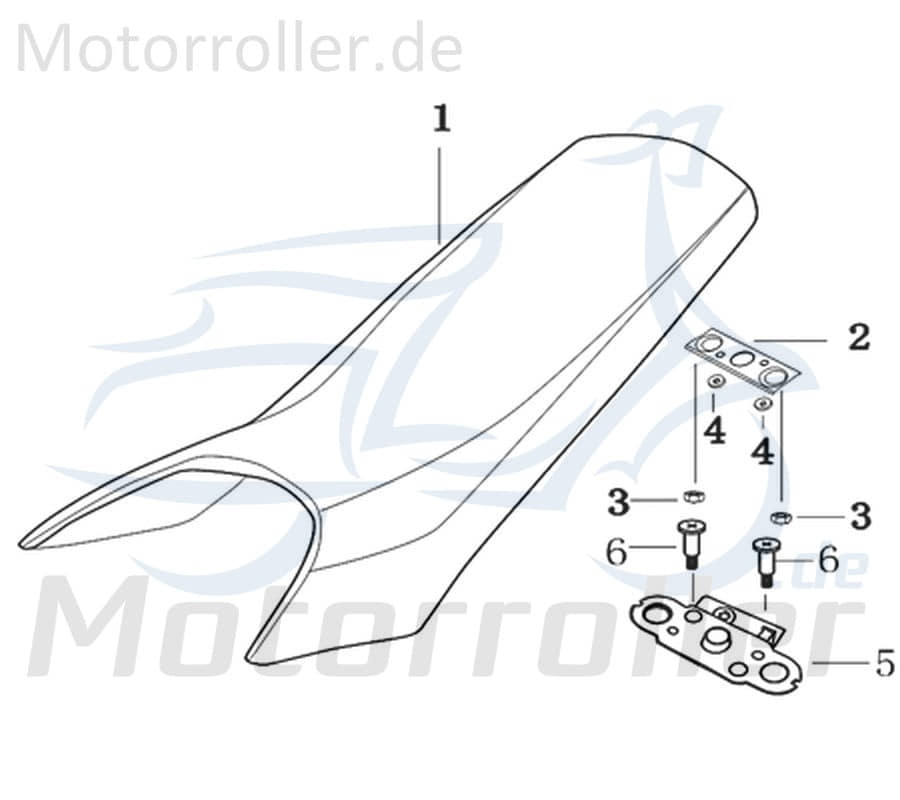 Senkschraube M6x30mm Kreidler DICE SM 50 LC Senkkopf 733418 Motorroller.de Motorrad Supermoto 50 DD Ersatzteil Service Inpektion Direktimport