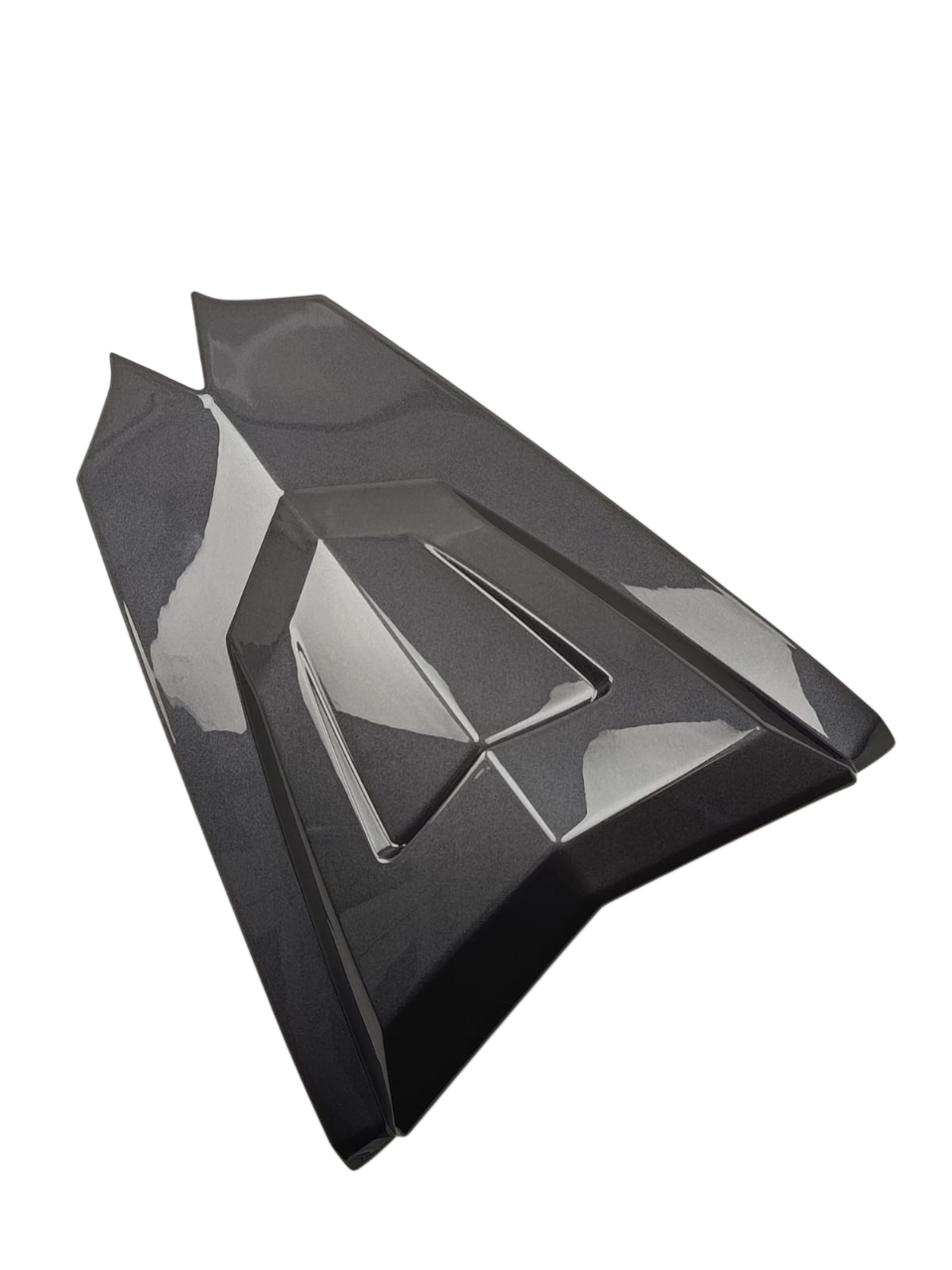 Kreidler Florett 2.0 City 50 Abdeckung Frontverkleidung grau metallic 740969 Frontmaske Cover Dekorblende vorne probe