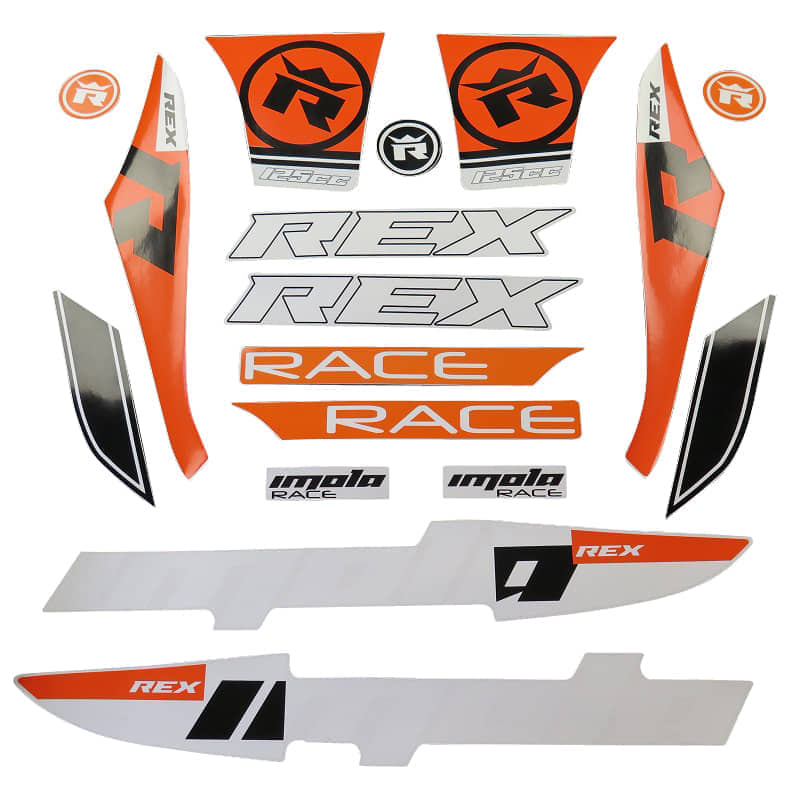 Dekorsatz komplett REX IMOLA 125 Race 706314
