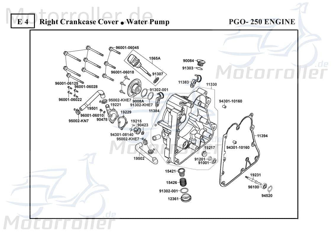 Dichtung Wasserpumpe 19229-KHE7-900.0