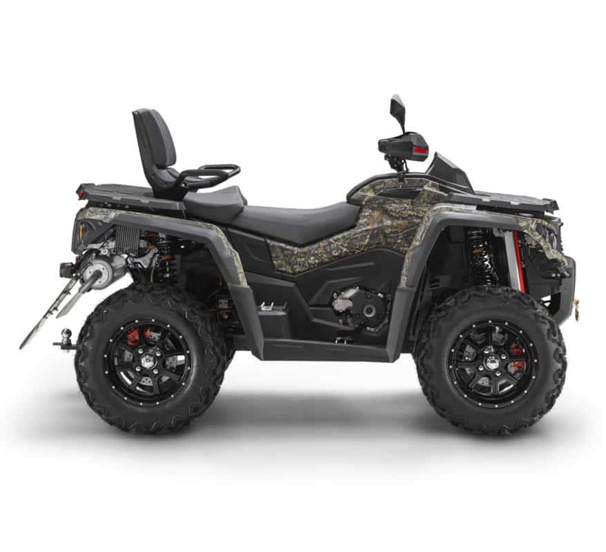 Quad Fighter PC 1000 camouflage LOF Euro 5 ATV Straßenzulassung V-Twin Motor