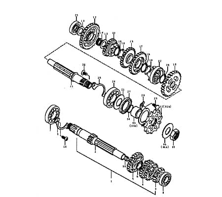 Antriebsritzel 15 Zähne 89191 von Motorroller.de